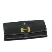 Pre-owned Leather wallets Louis Vuitton Vintage , Black , Dames