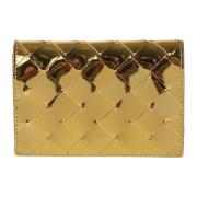 Gouden Portemonnees voor Vrouwen Bottega Veneta , Yellow , Dames