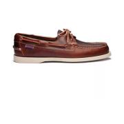 Bruine Platte Schoenen Sebago , Brown , Heren