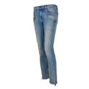 Blauwe Stijlvolle Broek Calvin Klein , Blue , Dames