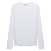 Geribbeld Langarmshirt All Time Favorites Dorothee Schumacher , White ...