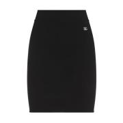 Zwarte Midi Rok Dolce & Gabbana , Black , Dames