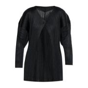 Geplooide Cardigan Issey Miyake , Black , Dames