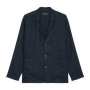 Overshirt in blazerstijl Marc O'Polo , Blue , Heren