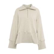 Grijze Sweatshirt Aw24 Closed , Beige , Dames