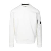 Witte Sweater met Lenszak C.p. Company , White , Heren