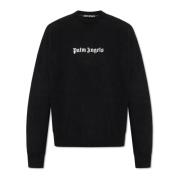 Trui met logo Palm Angels , Black , Heren