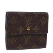 Pre-owned Canvas wallets Louis Vuitton Vintage , Brown , Dames