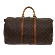 Pre-owned Canvas travel-bags Louis Vuitton Vintage , Brown , Dames