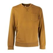 Mannen donker beige/bruine zomer sweatshirt Sun68 , Brown , Heren