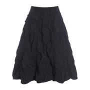 Puffy Poplin Rok Zwart Bitte Kai Rand , Black , Dames