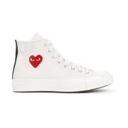 Witte Sneakers Stijlvolle Schoenen Comme des Garçons Play , White , He...