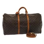 Pre-owned Canvas travel-bags Louis Vuitton Vintage , Brown , Dames