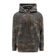 Camouflage Jersey Sweatshirt met capuchon Valentino , Multicolor , Her...