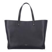 Zwarte Leren Tote Tas Golden Goose , Black , Dames