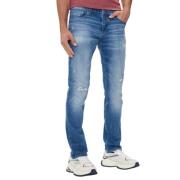 Blauwe Denim Jeans Aw24 Tommy Jeans , Blue , Heren