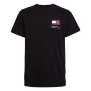 Essentiële T-shirt Tommy Hilfiger , Black , Heren