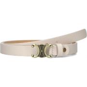 Witte leren riem Eline Notre-v , White , Dames