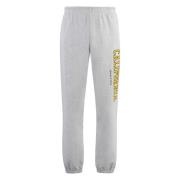 Katoenen Track-Pants met Zakken Sporty & Rich , Gray , Heren