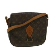 Pre-owned Canvas shoulder-bags Louis Vuitton Vintage , Brown , Dames