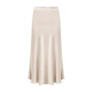 Stijlvolle Rok Julie Knit-ted , Beige , Dames