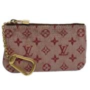 Pre-owned Canvas wallets Louis Vuitton Vintage , Red , Dames