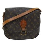 Pre-owned Canvas shoulder-bags Louis Vuitton Vintage , Brown , Dames