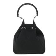 Pre-owned Canvas gucci-bags Gucci Vintage , Black , Dames