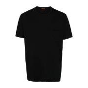 Zwarte T-shirts en Polos Collectie Barena Venezia , Black , Heren