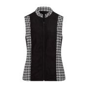 W41Weste Vest Frank Walder , Black , Dames