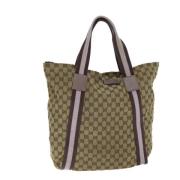 Pre-owned Canvas totes Gucci Vintage , Multicolor , Dames