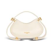 Kleine Jolie Madame tas in doos leer Balmain , White , Dames