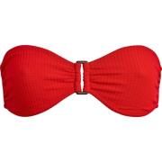 Jacquard Bandeau Bikini Top met Ring Vilebrequin , Red , Dames