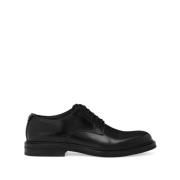 Zwarte platte schoenen Derby Spazzolato Dolce & Gabbana , Black , Here...