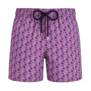 Regenboog Stretch Zwemshorts voor Heren Vilebrequin , Purple , Heren