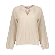 Top met korte mouwen Geisha , Beige , Dames