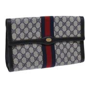 Pre-owned Leather clutches Gucci Vintage , Multicolor , Dames