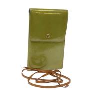 Pre-owned Leather wallets Louis Vuitton Vintage , Green , Dames