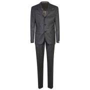 Elegante Grijze Jurk Corneliani , Gray , Heren