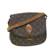 Pre-owned Canvas shoulder-bags Louis Vuitton Vintage , Brown , Dames