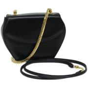 Pre-owned Leather gucci-bags Gucci Vintage , Black , Dames