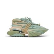 Eenhoorntrainers van neopreen en kalfsleer Balmain , Multicolor , Dame...