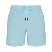 Wollen Bermuda Shorts voor Heren Vilebrequin , Blue , Heren