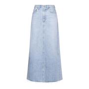 Hilla Denim Rok Agolde , Blue , Dames