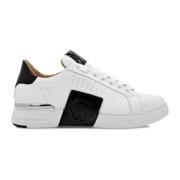 Witte Hexagon Leren Sneakers Philipp Plein , White , Heren