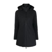 Raquel Hooded Parka Jas Save The Duck , Black , Dames