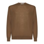 Bruine Sweater Collectie D4.0 , Brown , Heren