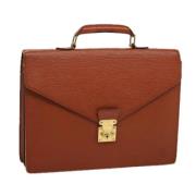 Pre-owned Leather louis-vuitton-bags Louis Vuitton Vintage , Brown , D...