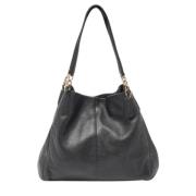 Pre-owned Leather shoulder-bags Coach Pre-owned , Black , Dames