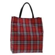 Pre-owned Nylon handbags Burberry Vintage , Red , Dames